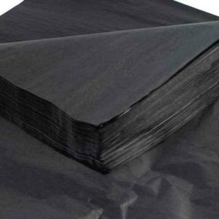 BOX PACKAGING Global Industrial„¢ Gift Grade Tissue Paper, 20"W x 30"L, Black, 480 Sheets T2030D